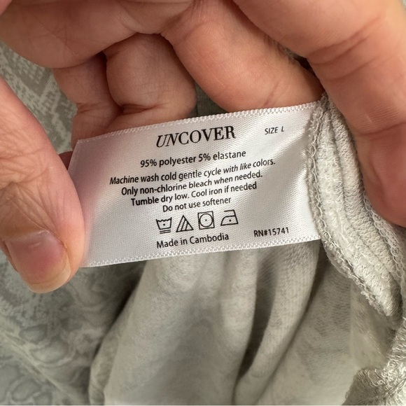 Uncover NWT Animal Print Caftan Coverup - Picture 5 of 6